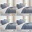 Southshore Fine Living, Inc. Übergroßes Bettwäsche-Set für King-Size-Bett, blaue Tagesdecke, King California-Steppdecke mit 2 passenden Kissenbezügen, Mikrofaser-Bettbezug-Set, übergroße