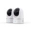 eufy Security Indoor Cam E220, 2er-Pack, 2K Überwachungskamera Innen, WLAN, Schwenkbar, mit Nachtsicht, Personen- & Haustiererkennung, Bewegungsverfolgung, HomeBase 3 Kompatibel