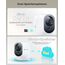 COCOCAM 2K Überwachungskamera Innen WLAN mit 5200mAh Akku, kabelloser 355°P 90°T, Baby Monitor Haustierkamera Altenpflege, KI-Erkennung, PIR-Personenerkennung, 2,4G WLAN (1, Weiß)