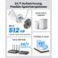 Reolink 5MP WLAN Kamera Outdoor, 2,4GHz/5GHz WLAN CCTV IP Kamera Aussen mit Person/Auto/Tiererkennung, IP67 Wetterfest, Nachtsicht, Bewegungsmelder, SD-Kartenslot, Zeitraffer, Außenkamera RLC-510WA