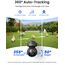 Reolink 5MP PTZ Überwachungskamera Aussen WLAN, 3X Optischer Zoom, 2,4/5GHz WLAN Kamera Outdoor mit Automatischer Verfolgung, Personen-/Fahrzeugerkennung, Vollfarb-Nachtsicht, E1 Outdoor Schwarz