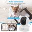 wansview 2K Kamera Überwachung innen - WLAN Innenkamera, 2.4Ghz WiFi WLAN Kamera Indoor, Camera Indoor mit 2-Wege-Audio, Nachtsicht für Hundekamera mit Bewegungserkennung, Q5 Set 2