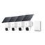eufy eufyCam Kamera, 4er-Pack Solar, Kamera Überwachung Aussen, 360° Schwenk, KI-Tracking, 2K-Qualität, kabellos, eufy Sicherheitskamera Outdoor, mit Homebase