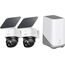 eufy Security SoloCam 2+1, Überwachungskamera aussen solar, 360°-Überwachung, Keine Toten Winkel, Überwachungskamera aussen mit 2,4-GHz-WLAN, Gebührenfreie Nutzung, HomeBase 3 kompatibel
