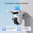 EZVIZ 5MP+5MP Überwachungskamera Aussen mit Dual-Lens, 2,4&5GHz WLAN, 360° PTZ Überwachung Outdoor, KI Personen/Fahrzeugerkennung, Auto-Tracking, Farbnachtsicht, Wetterfest, 2-Wege-Audio, C9c Dual 3K