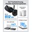 Reolink 2K+ Kabelgebundene Überwachungskamera Aussen, 2,4/5GHz WLAN Kamera Outdoor, IP67 Wetterfest, Person/Auto/Tiererkennung mit Alarmen, 5MP Nachtsicht, Zeitraffer, SD-Kartenslot, RLC-510WA Schwarz