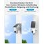ieGeek 2K Überwachungskamera Aussen Solar: 360° PTZ Kamera Überwachung Aussen, 2.4GHz Aussenkamera WLAN kabellos akku mit PIR Bewegungsmelder, Outdoor Kamera mit Farb-Nachtsicht, 2-Wege-Audio, S5