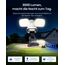 Reolink Elite Floodlight WiFi, 4K Wi-Fi 6 Überwachungskamera Aussen mit 3000 Lumen Flutlicht, Dimmbares Licht(3000K~6500K), WLAN Kamera Outdoor, Lokale KI-Videosuche, 180° Panoramablick, KI-Erkennung