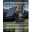 Reolink 4K 4G LTE Überwachungskamera Aussen mit SIM Karte Ohne WLAN, 355°&140° PTZ Solar Kamera Outdoor mit 8MP Farbnachtsicht, 32GB microSD-Karte, Go PT Ultra (Grau) +Solarpanel