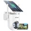 ieGeek 2K Überwachungskamera Aussen Solar: 360° PTZ Kamera Überwachung Aussen, 2.4GHz Aussenkamera WLAN kabellos akku mit PIR Bewegungsmelder, Outdoor Kamera mit Farb-Nachtsicht, 2-Wege-Audio, S5