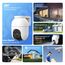 EZVIZ 4K PTZ Überwachungskamera Aussen WLAN, 2,4GHz WLAN Kamera Outdoor, Auto-Tracking, Personen-/Fahrzeugerkennung, Zwei-Wege-Audio, Farbnachtsicht, Wetterfest, C8c 8MP