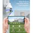GALAYOU 2K Überwachungskamera Aussen, 360° PTZ WLAN IP Kamera Überwachung Aussen, WiFi Outdoor Camera mit Farbnachtsicht, 2-Wege-Audio, IP65 wetterfest für Garten/Haus/Wohnung, Y4