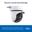 TP-Link Tapo C510W Kameraüberwachung aussen, WLAN IP Kamera, 360° Schwenk-/Neige, 2K Auflösung, Vollfarbige Nachtsicht, IP65 wasserdicht, Intelligente Bewegungsverfolgung, Zwei-Wege-Audio