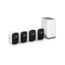eufy Security eufyCam S300 3C,Überwachungskamera aussen,4K kabellose mit Gesichtserkennung und K.I, Farbige Nachtsicht,Erweiterbarer Speicher auf 16TB, Überwachungskamera Set 4+1,Gebührenfreie Nutzung