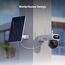 EZVIZ 4MP+4MP WLAN Überwachungskamera Aussen Akku Solar, Pan&Tilt Dual-Objektiv, 10400mAh Batterie, Auto-Tracking, Farbnachtsicht, Personen-/Fahrzeugerkennung, 2-Wege-Audio, CB90 Dual + 8W Solarpanel