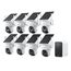 aosu 3K Überwachungskamera Aussen Solar Akku, 8 Cam-Kit & aosuCortex, Kein ABO, 32GB Lokal & 16 TB Erweiterbar, 5MP UHD 360° Automatische Verfolgung KI Gesichts Verhaltensanalyse Person Auto Haustier