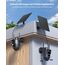 COCOCAM 2K Dual Objektiv Überwachungskamera Aussen WLAN Solar, 10000mAh Akku, 6W Solarpanel, Duale PIR und KI-Personenerkennung, Farb-Nachtsicht, 355°P 90° T, IP66, 2.4GHz WLAN