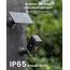 ieGeek 2K Überwachungskamera Aussen Akku Solar, 5200mAh Akku Kamera Überwachung Aussen WLAN, PIR-Bewegungserkennung, Bunte Nachtsicht, 2-Wege-Audio, Spotlights, IP65 wasserdicht