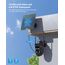 COCOCAM 2K Dual Objektiv Überwachungskamera Aussen WLAN Solar, 10000mAh Akku, 6W Solarpanel, Duale PIR und KI-Personenerkennung, Farb-Nachtsicht, 355°P 90° T, IP66, 2.4GHz WLAN