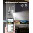 NUASI 4G LTE Überwachungskamera Aussen mit SIM Karte, 2K PTZ 360° IP Kamera Ohne WLAN Outdoor mit FarbNachtsicht, AI Personenerkennung und 2-Wege-Audio, IP66 Wasserdicht