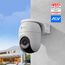 EZVIZ 4MP PTZ Überwachungskamera Aussen Akku, Kabellose WLAN-Außenkamera, 360° Überwachung, Farbnachtsicht, KI Personen- und Fahrzeugerkennung, 2-Wege-Audio, CB8 Lite 2er Pack + 5W Solarpanel
