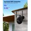 5MP Überwachungskamera Aussen: Kamera Überwachung Aussen 2,4/5Ghz WiFi IP Kamera Outdoor Kabel 360°PTZ Videoüberwachung Aussen Camera Dome Homekit mit 24/7 Videoaufzeichnung Automatischer Verfolgung