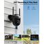 2 Stück Überwachungskamera Aussen - 5MP Kamera Überwachung Aussen 2,4/5Ghz Wlan IP Kamera Outdoor Außenkamera Kabel 360°PTZ Videoüberwachung Aussen Camera Dome Homekit mit Automatischer Verfolgung