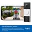 Tapo TP-Link D210 Video-Türklingel Akku (Video Doorbell) | Türklingel mit Kamera, 2K 3MP, Farbe Nachtsicht, Zwei-Wege-Audio, 6400mAh Nicht entfernbarer Akku, KI-Erkennung, Mit Chime