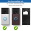 2024 Doorbell Halterung, Selbsthaftende Halterung ohne Bohren für Die neue Akku-Videotürklingel (2024) (Battery Video Doorbell), R-ing Kamera Klingel Klebehalterung Doorbell Zubehör
