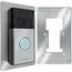 Baron Design | Edelstahl Blende | Zubehör für Ring Videotürklingel/Video Doorbell | Akku 2. Gen 3 Plus 4 Pro Battery | Halterung, Schild, Befestigung, Platte für Klingel