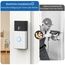 2024 Doorbell Halterung, Selbsthaftende Halterung ohne Bohren für Die neue Akku-Videotürklingel (2024) (Battery Video Doorbell), R-ing Kamera Klingel Klebehalterung Doorbell Zubehör
