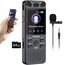 96GB Diktiergerät Digitales 110 Std Aufnahmegerät mit Externes Mikrofon, Vormooi 2,15" Farbbildschirm Voice Audio Recorder, USB-C Diktiergeräte MP3 mit Spracherkennung/Wiedergabe für Meeting Interview