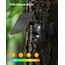 NUASI 4G LTE Überwachungskamera Aussen Akku mit SIM Karte, 2K Kabellos Solar PTZ IP Kamera Outdoor Ohne WLAN, Farb-Nachtsicht, 355°/100° Schwenkbar, PIR Erkennung, 2-Wege-Audio, IP66 Wasserdicht