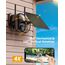 NUASI 4G LTE Überwachungskamera Aussen Akku mit SIM Karte, 2K Kabellos Solar PTZ IP Kamera Outdoor Ohne WLAN, Farb-Nachtsicht, 355°/100° Schwenkbar, PIR Erkennung, 2-Wege-Audio, IP66 Wasserdicht