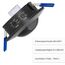 SEBSON Bewegungsmelder Innen 2er Set - Unterputz Aufputz Decken Montage, programmierbar, Reichweite 8m / 360°, Infrarot Sensor, LED geeignet, 3-Draht