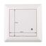 HUBER Motion 8HFR Hochfrequenz Bewegungsmelder UP 180° - LED geeignet, auch für Mehrfach-Rahmen [Nur Rahmenausschnitt 55x55mm], 3-Draht-Technik mit Relais