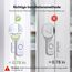 VOXON Türalarm Fensteralarm, Einbruchschutz Türalarmsensor, 2-in-1-Alarm und Türklingel, Drahtlose Home Security Alarmanlage für Haus, Hotel, Schwimmbad, Garage（2er-Pack）