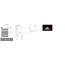 CSL - LED TV-Simulator Fake-TV - LED Fernseh-Attrappe - Dummy TV Fernsehsimulator - Einbruchschutz Home Security - energieeffizient - 12-farbige LEDs - 3 Programme - Zufallsmuster