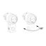 SEBSON Zwischenstecker PIR Bewegungsmelder Steckdose Innen, drehbarer Sensor, Schuko Stecker 230V, programmierbar, max. 1000W LED geeignet