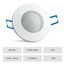 SEBSON Bewegungsmelder Innen - 2er Set - Unterputz Aufputz Decken Montage, programmierbar Infrarot Sensor Reichweite 8m / 360°, LED geeignet, 3-Draht