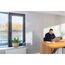 Bosch Smart Home Tür-/Fensterkontakt II, Smarter Sensor zum energieeffizienten Heizen, kompatibel mit Amazon Alexa und Google Assistant, anthrazit