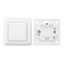HUBER Motion 28 HF Hochfrequenz Bewegungsmelder UP 180° - LED geeignet, Radar Sensor inkl. Rahmen, 3-Draht-Technik mit Relais