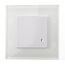 HUBER Motion 7 HF Hochfrequenz Bewegungsmelder UP180° - LED geeignet, Sensor inkl. Glasrahmen, 3-Draht-Technik mit Relais