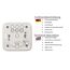 HUBER Motion 25 HF Hochfrequenz Bewegungsmelder AP 180° IP44 - LED geeignet, Radar Sensor inkl. Gehäuse, 3-Draht-Technik mit Relais