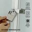 H&S 2er Pack Vorhängeschloss mit Schlüssel - 60mm Schloss Set mit 5 Schlüsseln - 2er Set Robustes Lock für den Innen- und Außenbereich - Klein & Wetterfest für Zelt Spind Keller