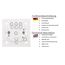 HUBER Motion 7 HF Hochfrequenz Bewegungsmelder UP180° - LED geeignet, Sensor inkl. Glasrahmen, 3-Draht-Technik mit Relais