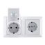 ChiliTec Steckdose Zwischenstecker mit Bewegungsmelder 120° 9m Reichweite 1200W 230V Adapter Sensor Schaltzeit 10sek.-15min Empfindlichkeit einstellbar für Beleuchtung im Innenbereich Weiß