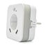 smrter LED-Nachtlicht mit Bewegungsmelder und Steckdose, 2x USB 2.4A, weiß, automatischer Lichtsensor, GS (geprüfte Sicherheit) (1 Stück)