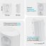 Homematic IP Smart Home Bewegungsmelder mit Dämmerungssensor – innen, Zubehör für Smart Home mit App-Funktion, für Alarmlösung, schaltet Leuchten, Energie sparen, 142722A0