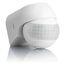 SEBSON Bewegungsmelder Außen IP44 Aufputz - 4er Set - Wand Montage, einstellbar, IR Sensor, Reichweite 12m / 180°, LED geeignet, schwenkbar, 3-Draht